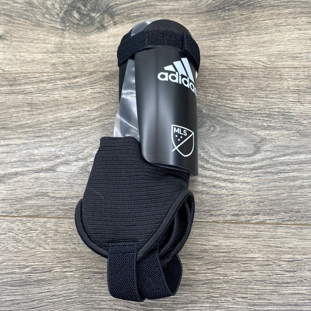 Adidas Shin Guards Youth Small Black MLS X Ankle Protection FM9791